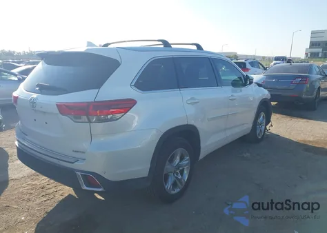 2018 Toyota Highlander Limited from USA, damaged, VIN 5TDYZRFH9JS286794
